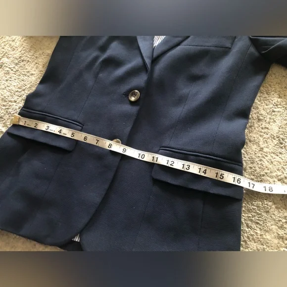 Southern Tide Navy Textured Blazer - Picture 11 of 14